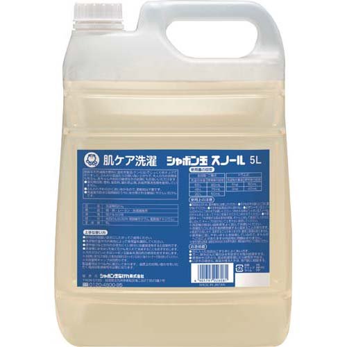 他サイト： シャボン玉 スノール 液体タイプ(5L)[洗濯洗剤(液体)]の商品画像