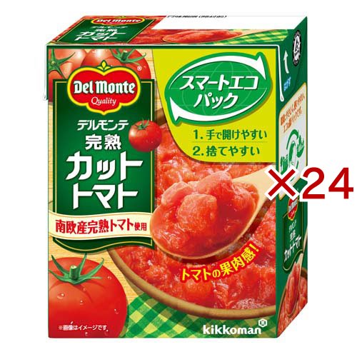 他サイト： デルモンテ 完熟カットトマト(12個入×2セット(1個388g))[トマト缶]の商品画像
