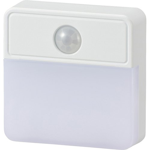 他サイト： LED明暗・人感センサー式ナイトライト 室内用 NIT-ALA6JSQ-WN(1個)[照明器具その他]の商品画像