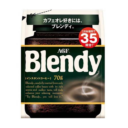 他サイト： AGF ブレンディ インスタントコーヒー 袋 詰め替え(70g)[インスタントコーヒー]の商品画像