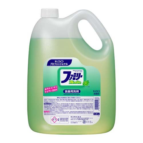 他サイト： 花王プロフェッショナル ファミリーフレッシュ 業務用(4.5L)[食器用洗剤]の商品画像