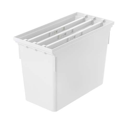 他サイト： トトノ 引き出し用ゴミ袋ストッカーR 抗菌加工日本製 ホワイト 約14×28×20cm 110008(1個)[インテリア 収納 の商品画像