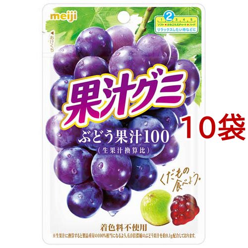 他サイト： 果汁グミ ぶどう(54g*10袋セット)[グミ]の商品画像