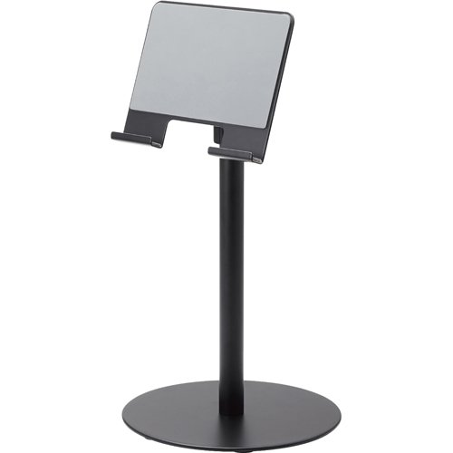 他サイト： エレコム タブレットスタンド スマホスタンド 卓上 置き型 ブラック TB-DSCHARMPTBK(1個)[その他]の商品画像