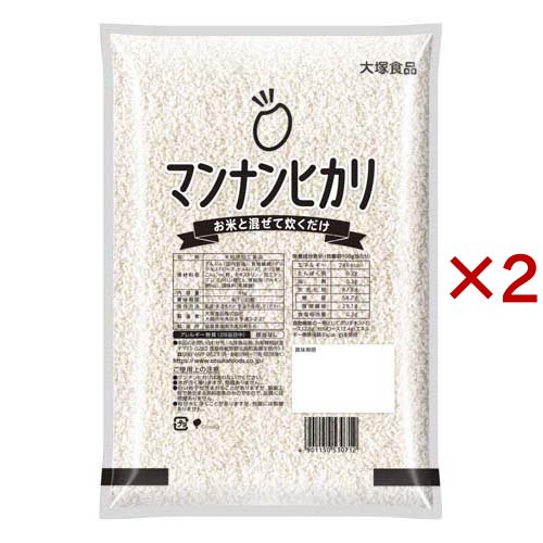 他サイト： マンナンヒカリ(1kg×2セット)[米・穀類 その他]の商品画像