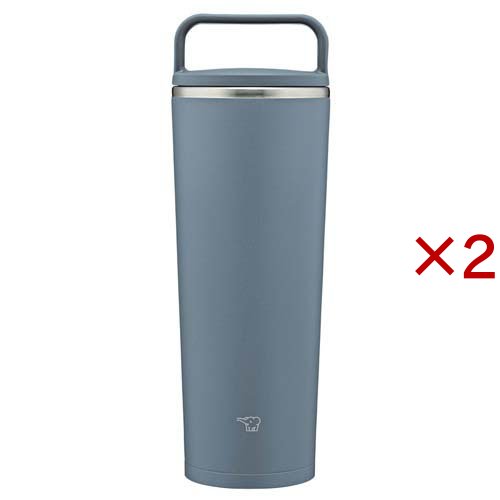 他サイト： 象印 ステンレスキャリータンブラー 400ml アーバンブルー SX-JS40-AM(2セット)[水筒]の商品画像