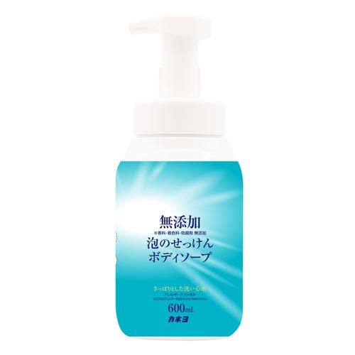 他サイト： 無添加泡のせっけんボディソープ 本体(600ml)[ボディソープ]の商品画像