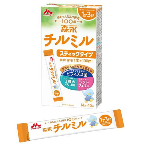 他サイト： 森永 チルミル スティック(14g×10本入)[フォローアップ用ミルク]の商品画像
