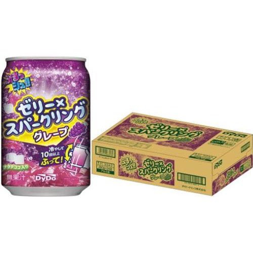 他サイト： ぷるっシュ!!ゼリー*スパークリング グレープ(280g*24本入)[炭酸飲料]の商品画像