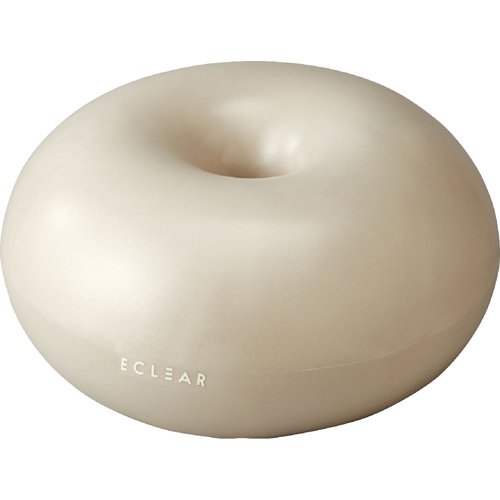 他サイト： エレコム バランスボール 50cm ドーナツ型 アイボリー HCF-BBDLIV(1個)[エクササイズボール]の商品画像