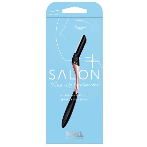 他サイト： シック ハイドロシルク サロンプラス フェイススムーサー ホルダー 刃付(1本)[カミソリホルダー]の商品画像