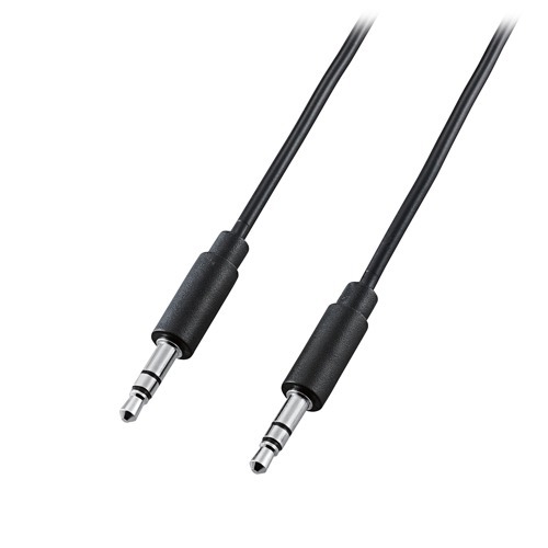 他サイト： エレコム オーディオケーブル ラジカセ用 3.5φ ブラック 0.5m DH-MMRN05(1個)[変換アダプター・ケーブル類]の商品画像