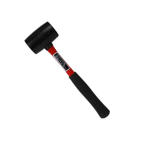 他サイト： 藤原産業 SK11 ファイバーグラス柄 ゴムハンマー 1/2LBS(1丁)[工具]の商品画像