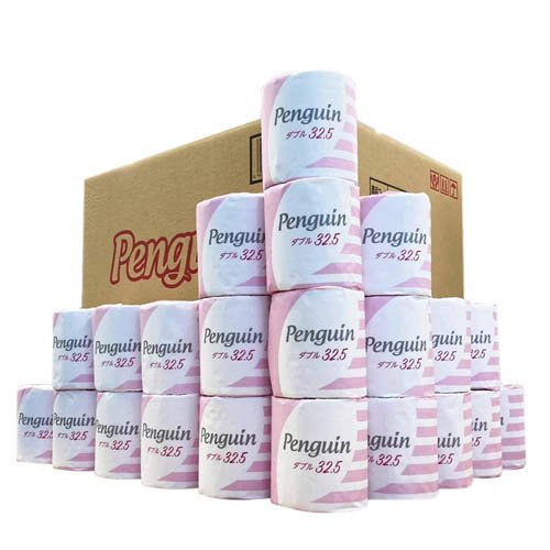他サイト： ペンギン トイレットロール 個包装 ダブル 32.5M(60個入)[トイレットペーパー ダブル]の商品画像