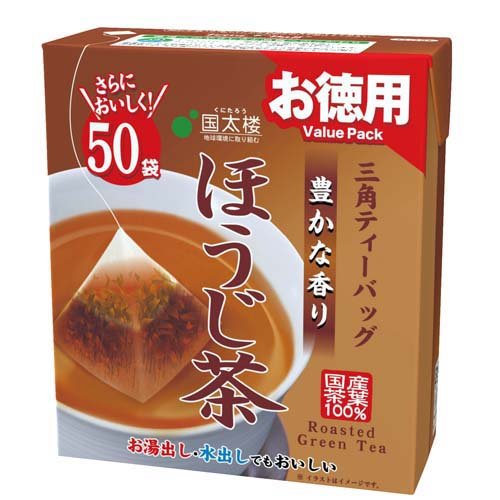 他サイト： 国太楼 豊かな香り ほうじ茶 三角ティーバッグ(50袋入)[ほうじ茶]の商品画像