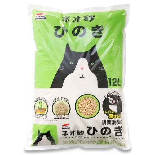 他サイト： ネオ砂 ヒノキ(12L)[猫砂・猫トイレ用品]の商品画像