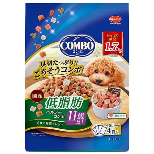 他サイト： コンボ ドッグ 低脂肪 11歳以上(1.7kg)[ドッグフード(ドライフード)]の商品画像
