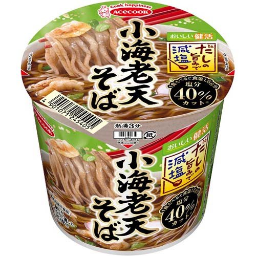 他サイト： だしの旨みで減塩 小海老天そば(12個入)[インスタント食品 その他]の商品画像