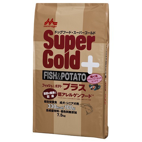 他サイト： スーパーゴールド フィッシュ&ポテトプラス 関節の健康に配慮(7.5kg)[ドッグフード(ドライフード)]の商品画像