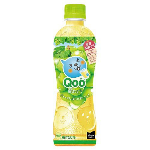 他サイト： ミニッツメイド Qoo 白ぶどう PET(425ml×24本入)[フルーツジュース]の商品画像