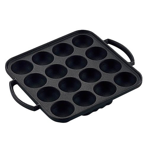 他サイト： 池永鉄工 南部鉄器 電調専科 たこ焼き器 16穴 IH対応 日本製(1個)[鍋]の商品画像