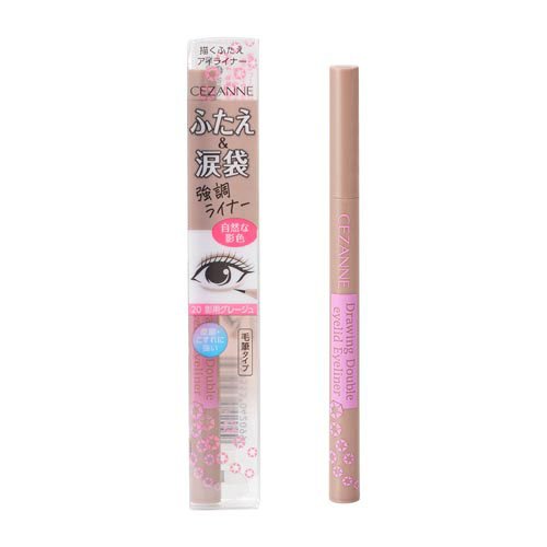 他サイト： セザンヌ 描くふたえアイライナー 20 影用グレージュ(0.6ml)[メイクアップ その他]の商品画像
