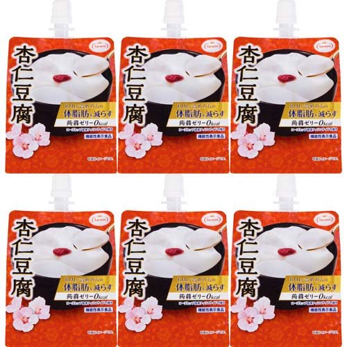 他サイト： Tarami 蒟蒻ゼリー 0kcal 杏仁豆腐(150g×6個入)[ゼリー]の商品画像