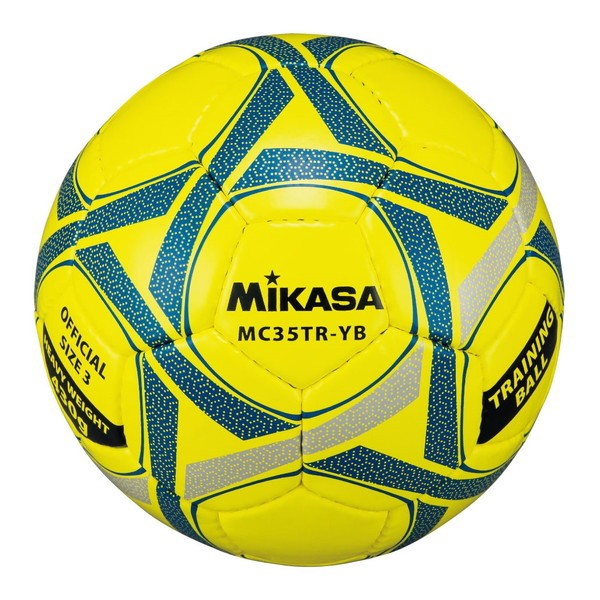 他サイト： MIKASA MC35TR-YB サッカートレーニングボール3号 430g 黄青の商品画像