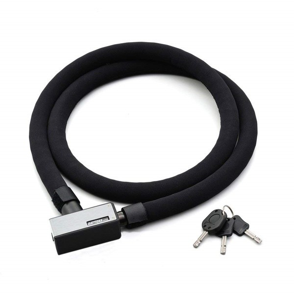 他サイト： 【5/3ポイントUP】デイトナ 97662 シルバー [ストロンガースチールリンクロック キーロックタイプ 1800mm]の商品画像
