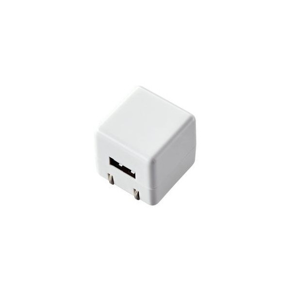 他サイト： ELECOM AVS-ACUAN007WH オーディオ用AC充電器 for Walkman CUBE 1A出力 USB1ポート の商品画像