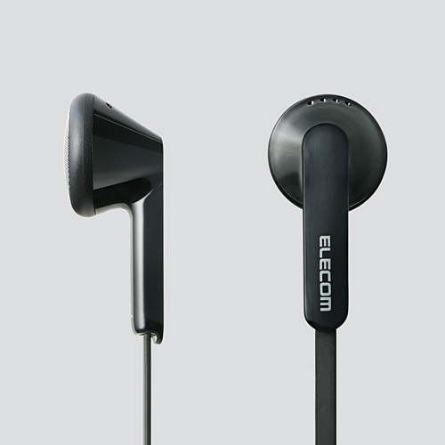 他サイト： イヤホン 有線 ELECOM エレコム EHP-I3510BK ブラック ステレオ ヘッドホン (インナーイヤータイプ)の商品画像