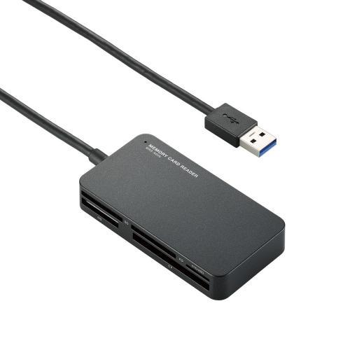 他サイト： ELECOM MR3-A006BK ブラック [USB3.0対応メモリリーダライタ]の商品画像