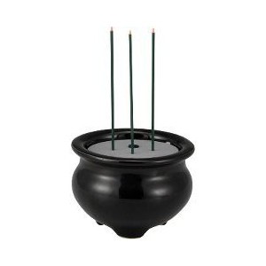 他サイト： オーム電機 LED-DCSK-1 まごころの灯り [LED電池式線香]の商品画像
