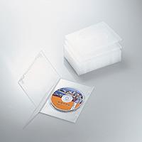 他サイト： ELECOM CCD-DVDS03CR クリア [スリムDVDトールケース(1枚収納・10枚セット・スリムタイプ)]の商品画像