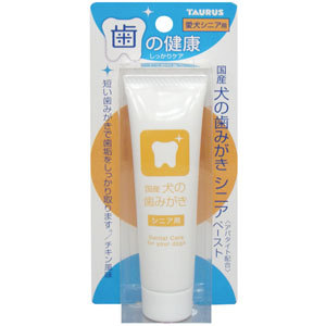 他サイト： トーラス 国産犬の歯みがき シニアペースト 38gの商品画像