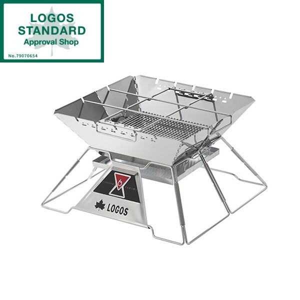 他サイト： ロゴス 焚き火 LOGOS the ピラミッドTAKIBI XL No.81064161 串焼きプレート・ゴトク付き BBQ 収の商品画像