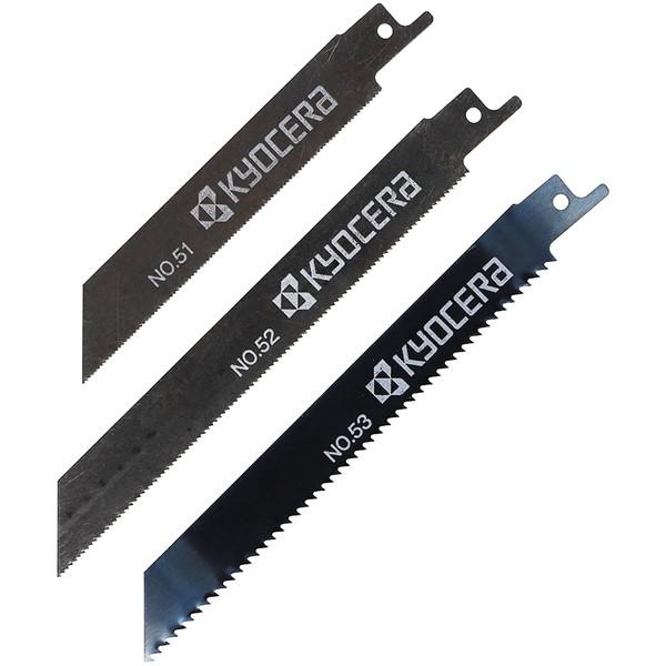 他サイト： 京セラ 66400207 [レシプロソー刃 ブレードセット 3本組 木工/鉄工用]の商品画像