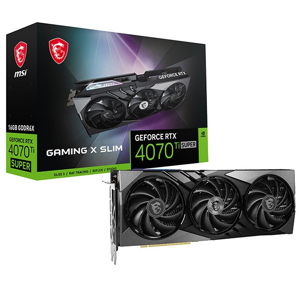 MSI グラフィックボード GeForce RTX 4070 Ti SUPER 16G GAMING X SLIM ブラック ： 通販・価格比較  [最安値.com]