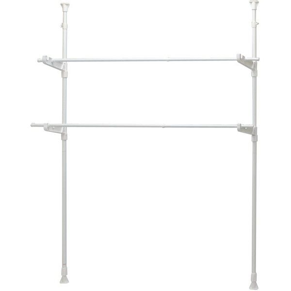 他サイト： アイリスオーヤマ 物干し 窓枠物干し 幅1100~1900×奥行370×高さ1900~2600mm MW-260NR メーカー直の商品画像