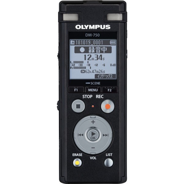 他サイト： OLYMPUS DM-750 BLK ブラック Voice-Trek(ボイストレック) [ICレコーダー(リニアPCM対応・4Gの商品画像