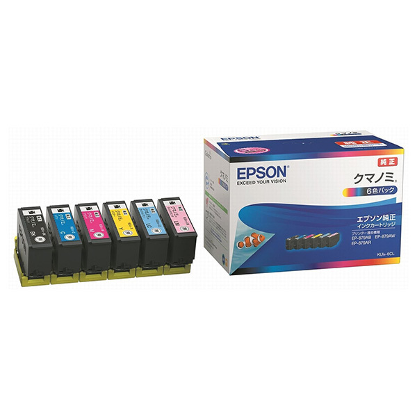 他サイト： EPSON KUI-6CL [純正インクカートリッジ 6色パック] メーカー直送の商品画像