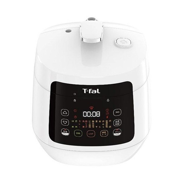 T-FAL 電気圧力鍋 ラクラ クッカー コンパクト ホワイト 3L CY3511JP