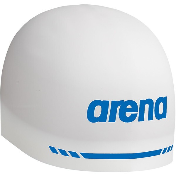 他サイト： ARENA アリーナ 水泳 アクアフォース3Dキャップ レーシングシリコーンキャップ(ソフトタイプ) ホワイト AS5SSC02の商品画像
