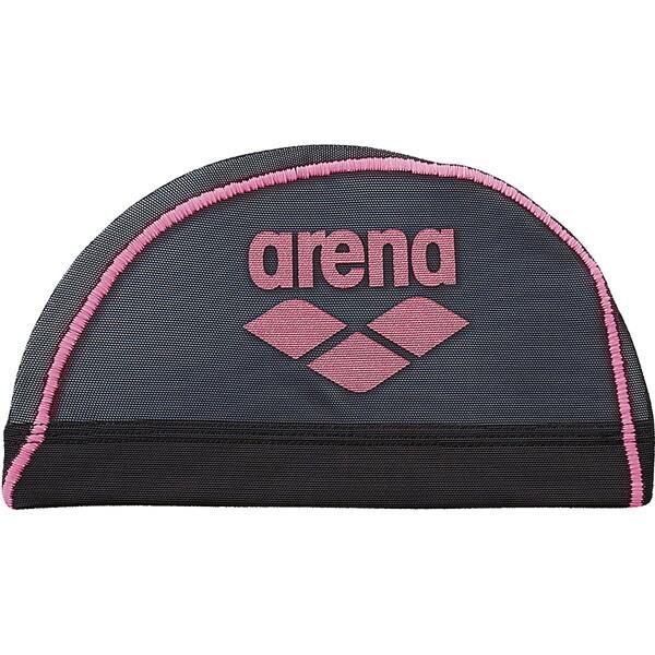他サイト： ARENA アリーナ 水泳 メッシュキャップ ブラック AS5SSC41U BKPK Mの商品画像