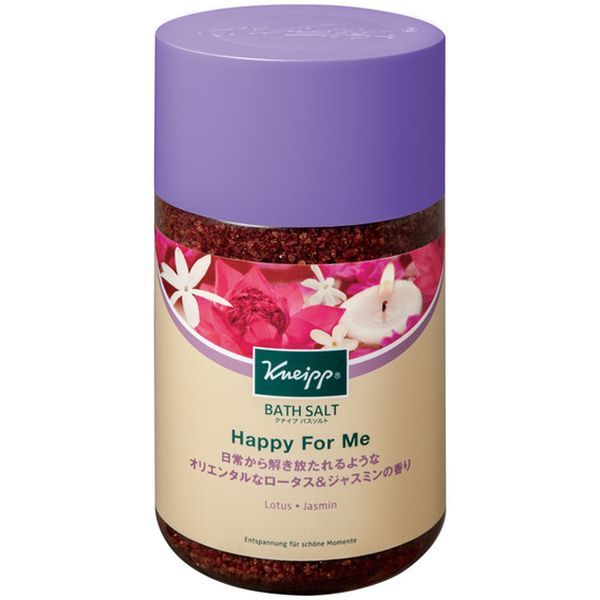 他サイト： クナイプ  バスソルト ハッピーフォーミー ロータス&ジャスミンの香り 850g ボトルの商品画像