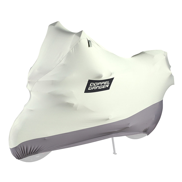 他サイト： DOPPELGANGER DCC533-GY ライトグレイッシュミント(グレー) ストレッチバイクカバー2 【日時指定不可】メーの商品画像