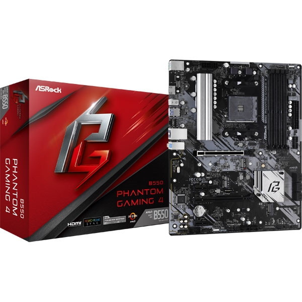 他サイト： ASRock B550 Phantom Gaming 4 [ATXマザーボード]の商品画像