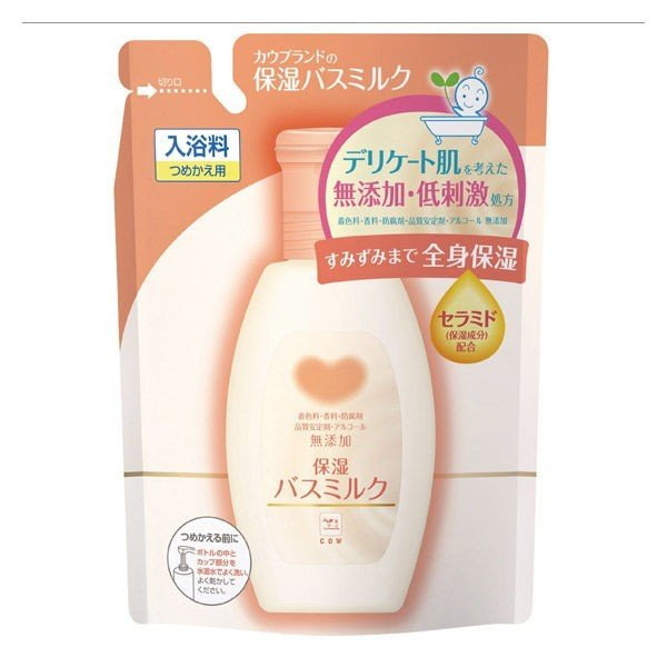 他サイト： 牛乳石鹸 カウブランド 無添加保湿バスミルク 詰替用 480mlの商品画像
