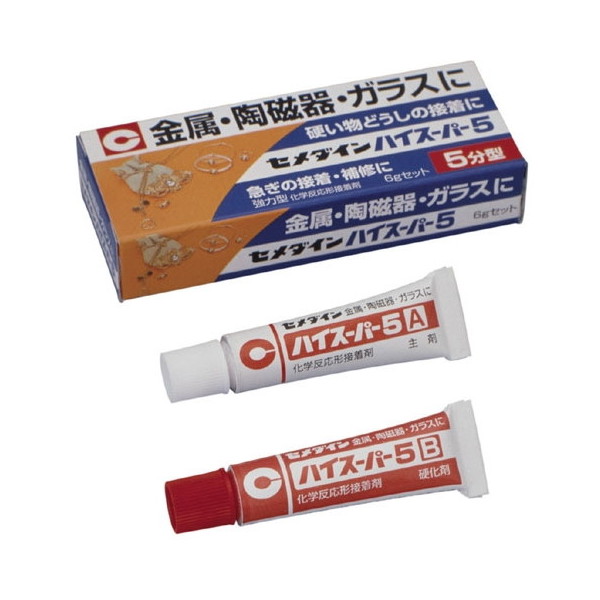 他サイト： セメダイン セ) ハイスーパー5 6gセット 箱 CA-183の商品画像