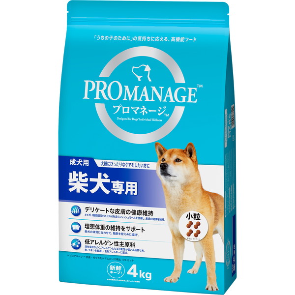 他サイト： マースジャパン プロマネージ犬種 成犬柴犬用4kgの商品画像